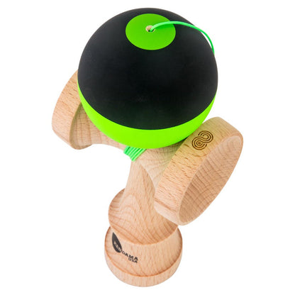 KENDAMA USA Kaizen Kendama ジェット シェイプ ハーフスプリット ブラック/グリーン