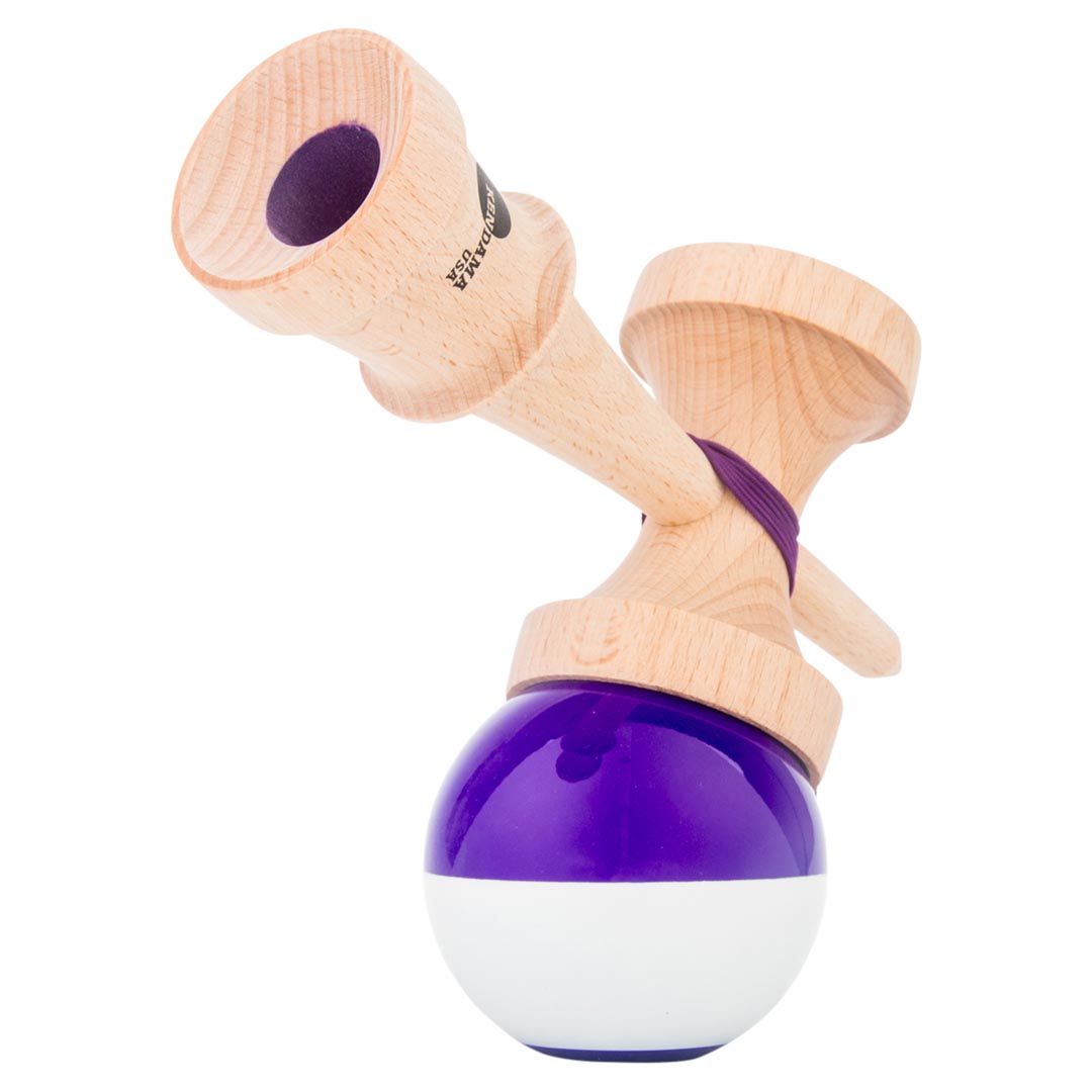 KENDAMA USA Kaizen Kendama Jet Shape Half Split Purple