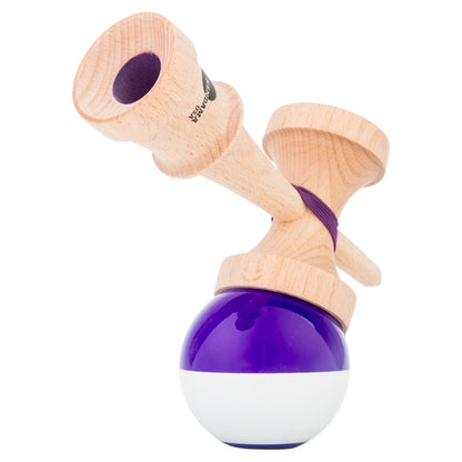 KENDAMA USA Kaizen Kendama Jet Shape Half Split Purple