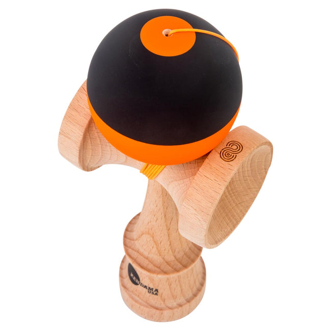 KENDAMA USA Kaizen Kendama ジェット シェイプ ハーフスプリット ブラック/オレンジ