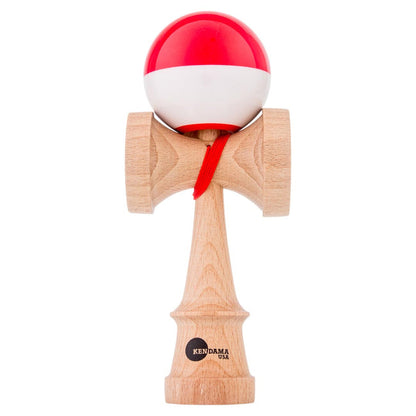 KENDAMA USA Kaizen Kendama Jet Shape Half Split Red