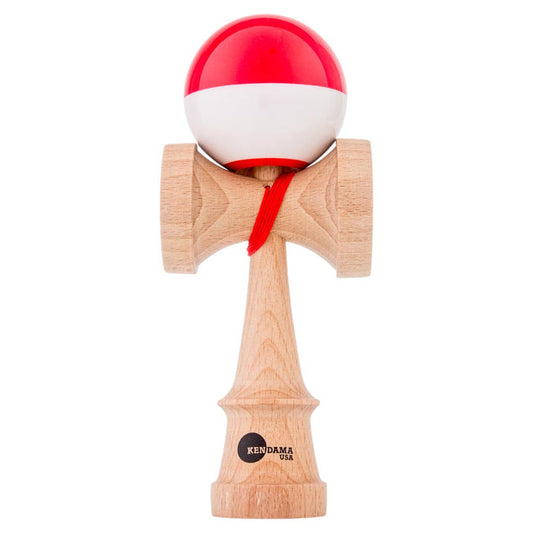 KENDAMA USA Kaizen Kendama Jet Shape Half Split Red