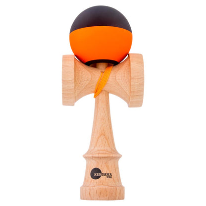 KENDAMA USA Kaizen Kendama Jet Shape Half Split Black/Orange