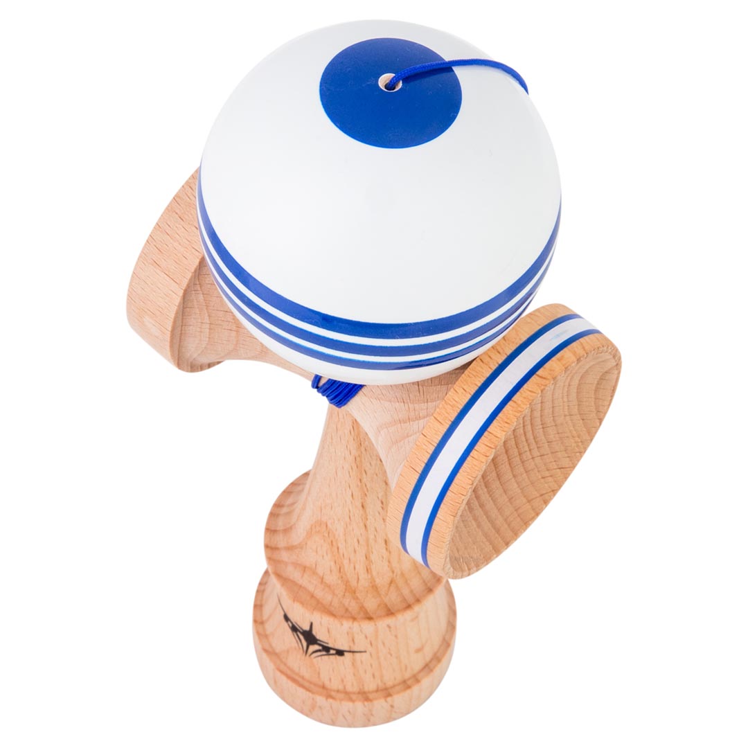 KENDAMA USA Kaizen Kendama ジェット シェイプ トリプル スプリット ホワイトブルー