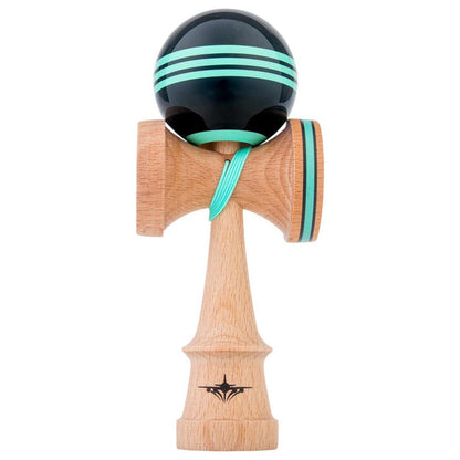 KENDAMA USA Kaizen Kendama ジェット シェイプ トリプルストライプ ブラック/ミント
