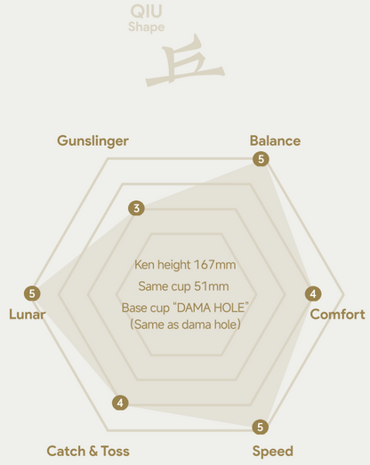 CRANE KENDAMA QIU シェイプ maple ken only