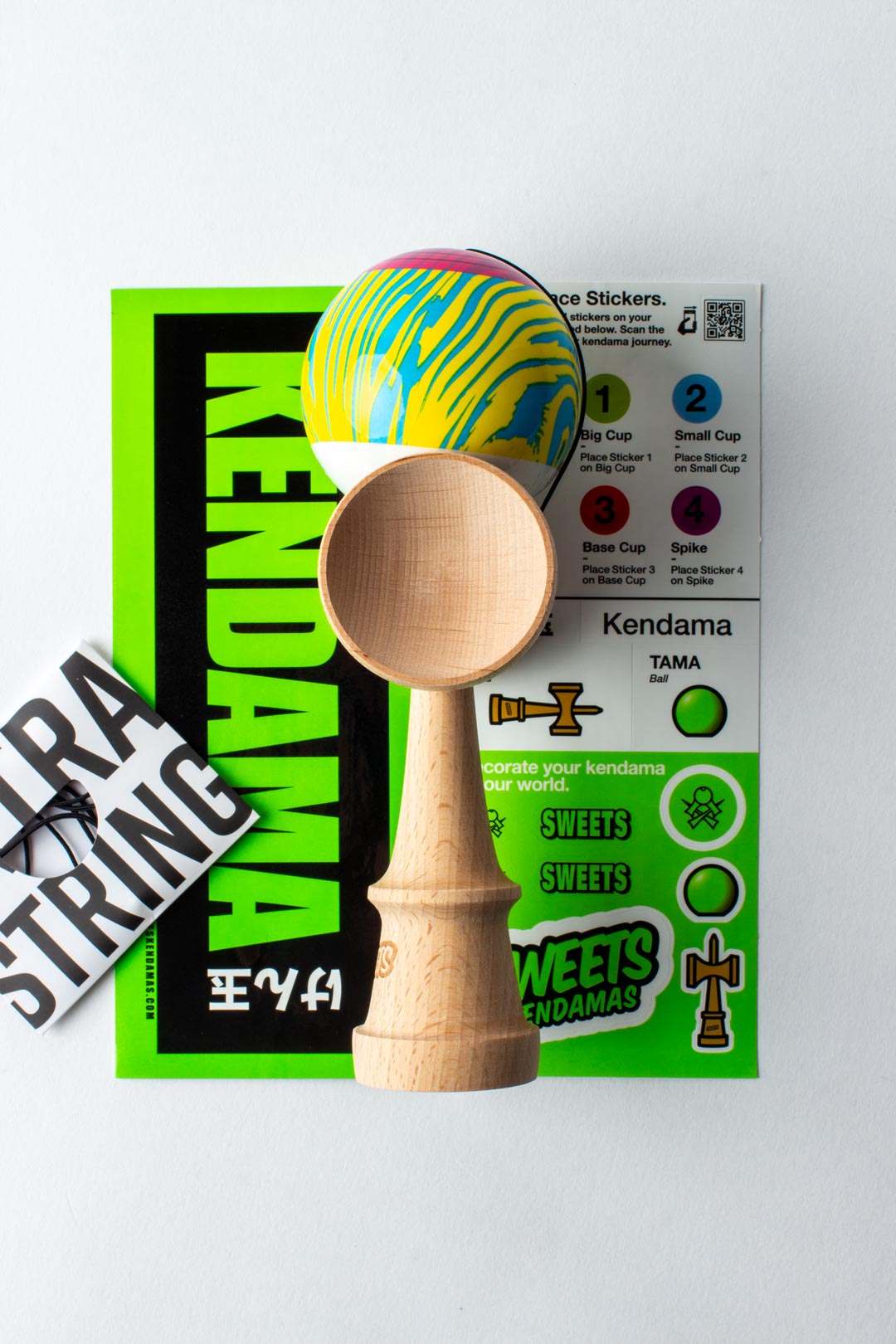 SWEETS KENDAMA Grain Split - CMYK – FANKEN
