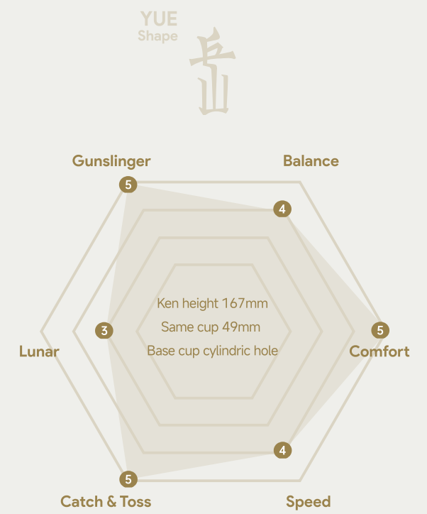 CRANE KENDAMA YUE シェイプ ash ken only