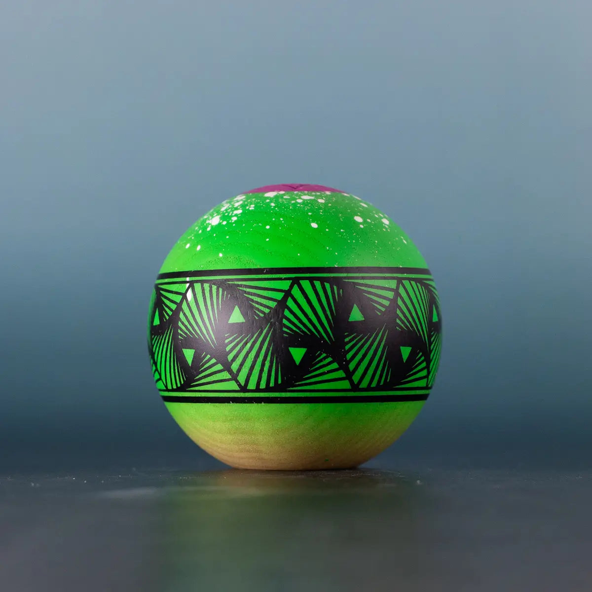 KENDAMA ISRAEL Green/Purple Faded TETRAH TAMA ONLY