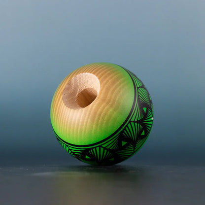 KENDAMA ISRAEL Green/Purple Faded TETRAH TAMA ONLY