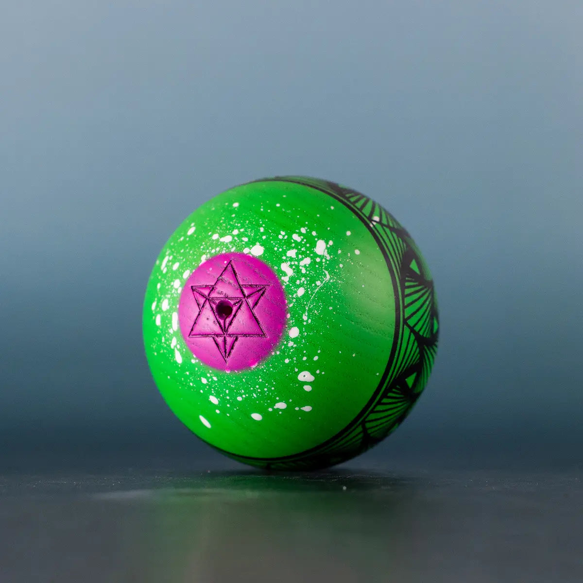 KENDAMA ISRAEL Green/Purple Faded TETRAH TAMA ONLY