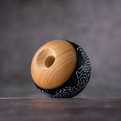 KENDAMA ISRAEL BLACK MAGMA – RHINO CLEAR TAMA ONLY