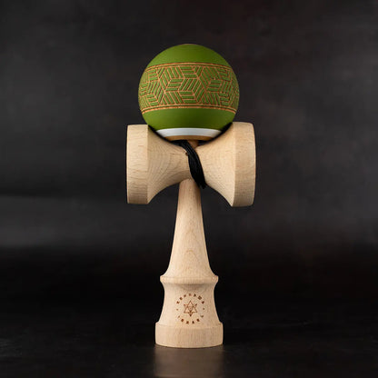 Israel Dark Green CUBE Kendama