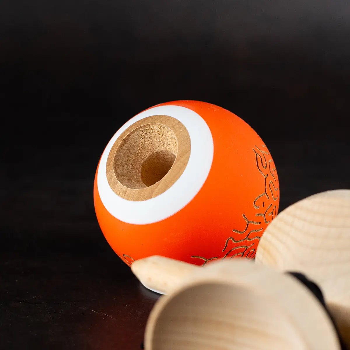 Israel Orange MAGMA Kendama