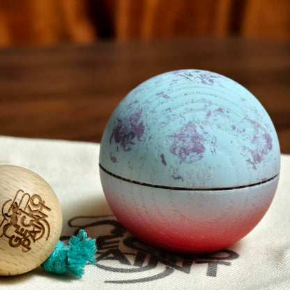Winner kendama GECKO Crimson-Blue Planet Tama only Maple