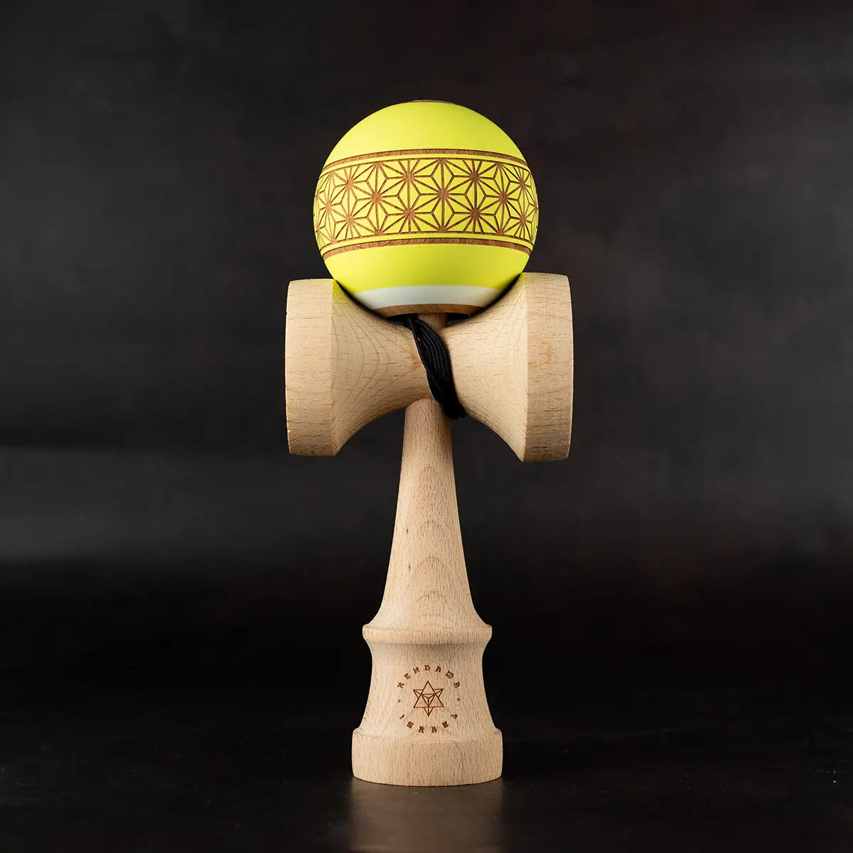Israel Yellow-Lime ASANOHA Kendama
