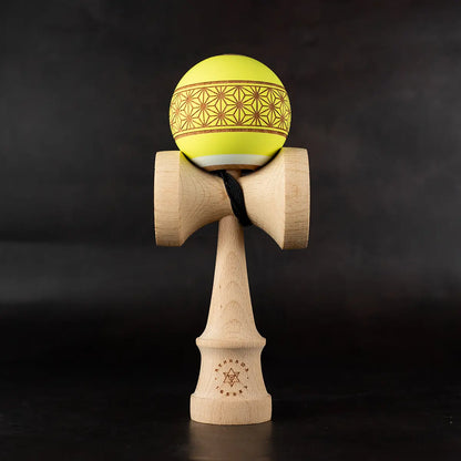 Israel Yellow-Lime ASANOHA Kendama