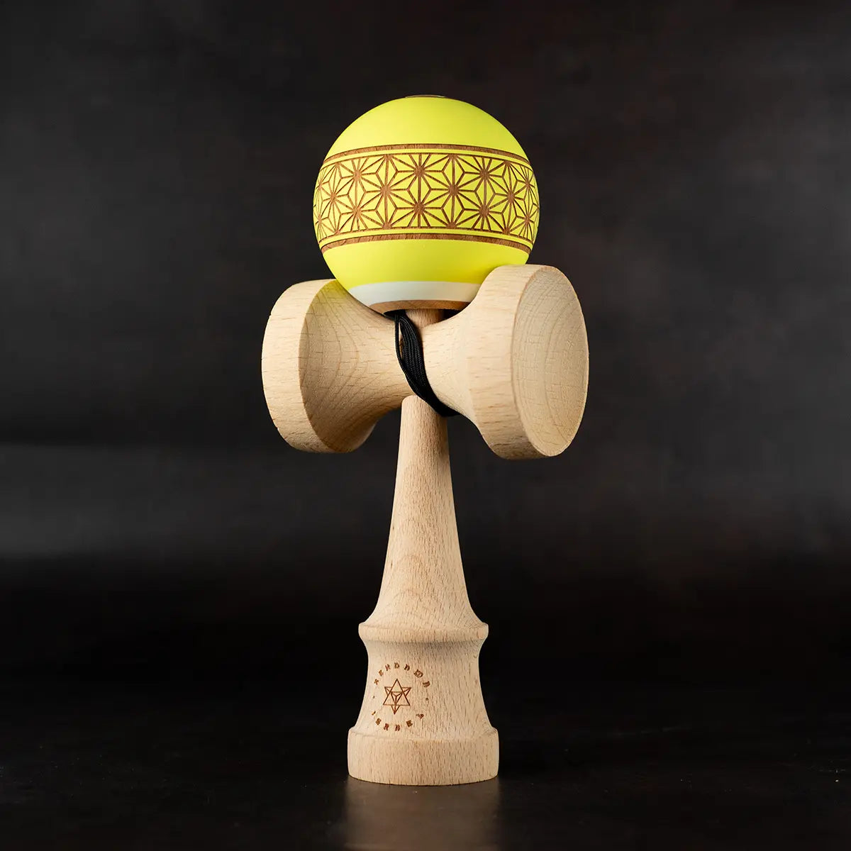 Israel Yellow-Lime ASANOHA Kendama